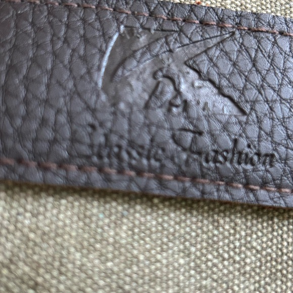 Travel bag. Shoulder strap. Muted green - Picture 6 of 6